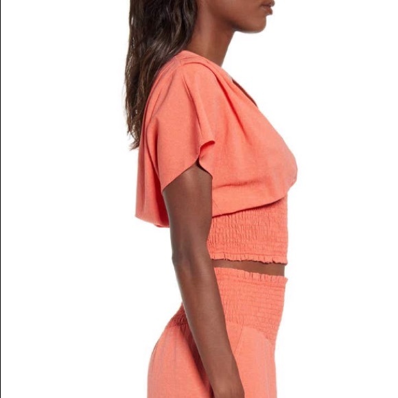 NWT Moon River Smocked Waist Grapefruit - Picture 5 of 9